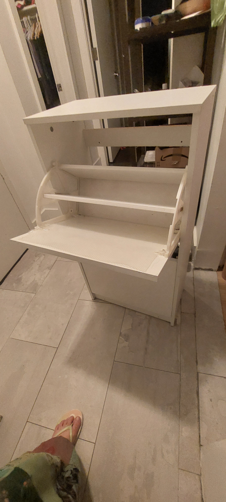 White Shoe Cabinet - photo 2