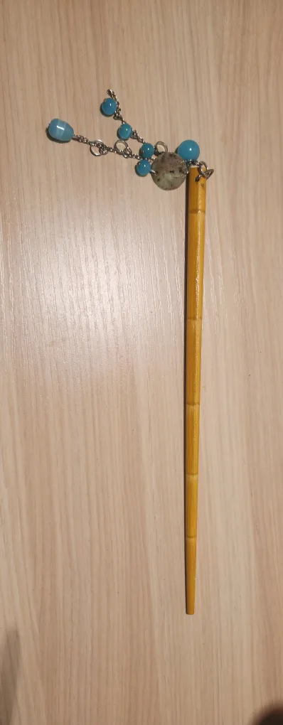 Hair Sticks with Turquoise Beads image indicator(4)