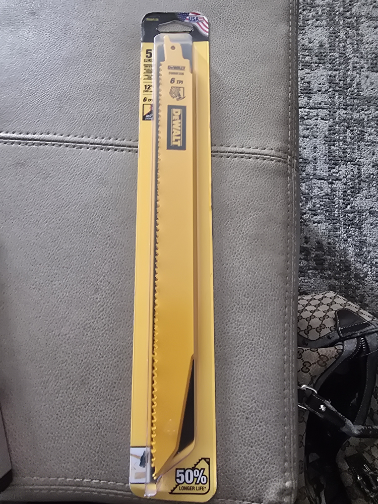 DEWALT DW4R106 Reciprocating Saw Blades, 5-Piece