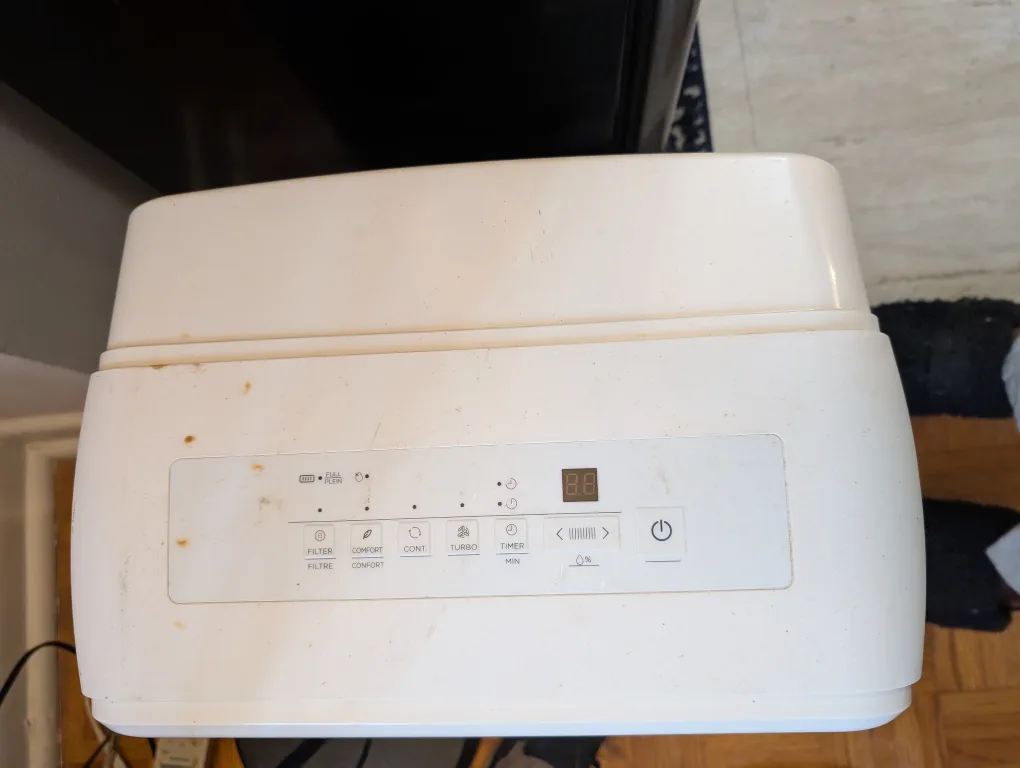 Toshiba Dehumidifier image indicator(2)