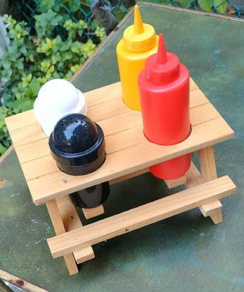 Picnic Table Condiment Holder thumbnail