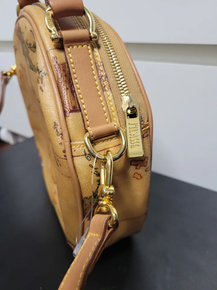 Alviero Martini 1A Classe Geo World Map Round Bag image indicator(4)