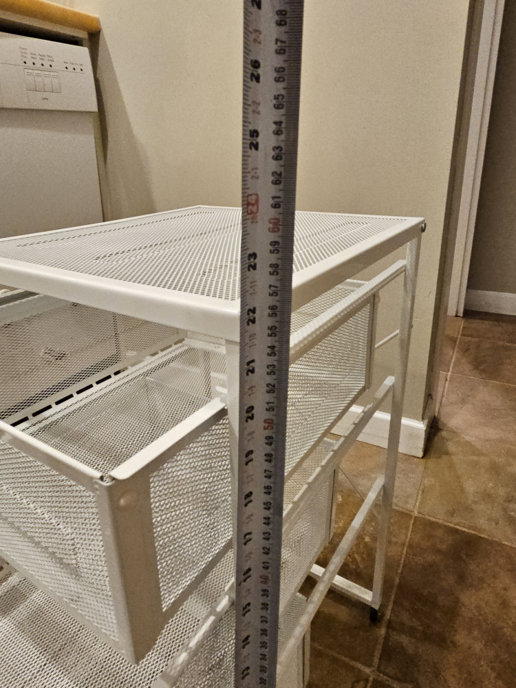 White Metal Drawer Unit - photo 2