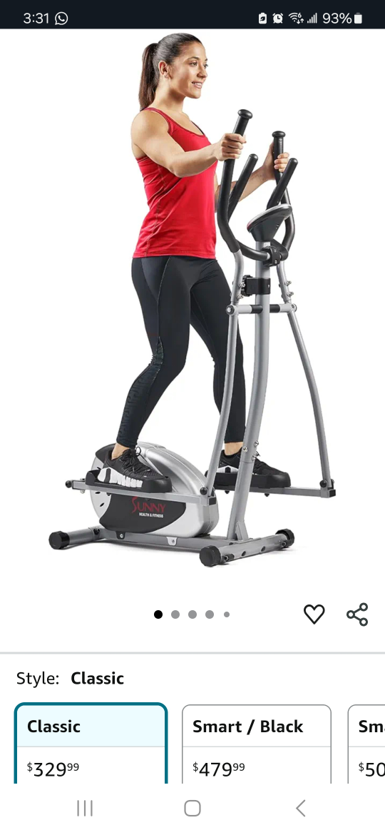 NEW Sunny Health & Fitness Elliptical SF-E905 - New - photo 2