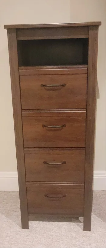 Wood 4-Drawer Dresser thumbnail