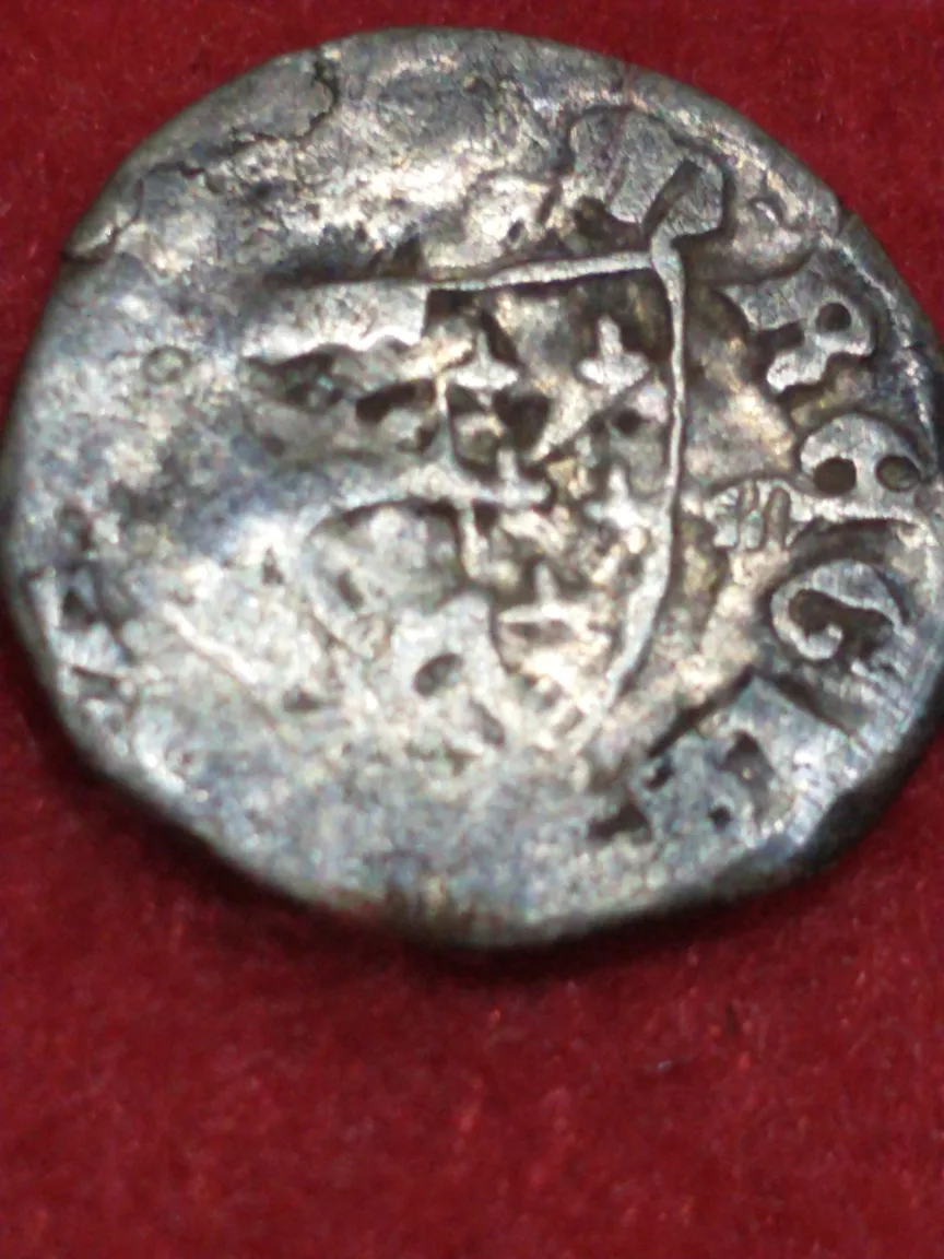 Neat, late medieval unattributed European silver coin image indicator(2)