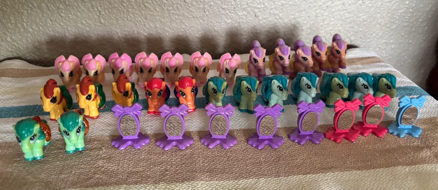 Limited collection of Kinder Surprise Pony Figures thumbnail