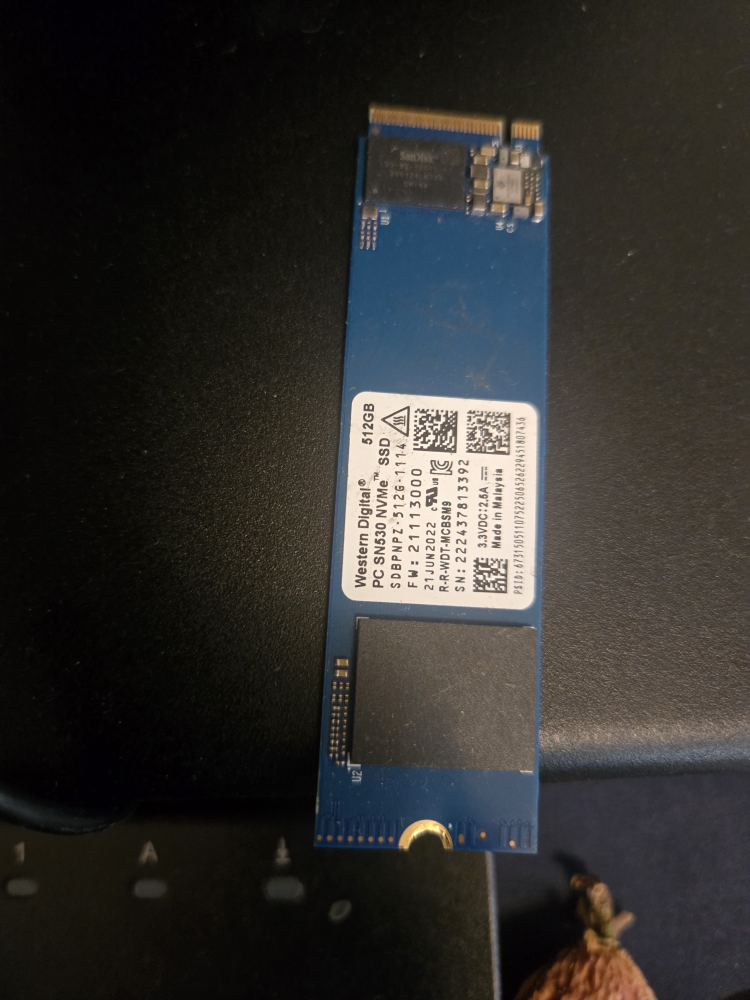 Western Digital PC SN530 512GB NVMe SSD