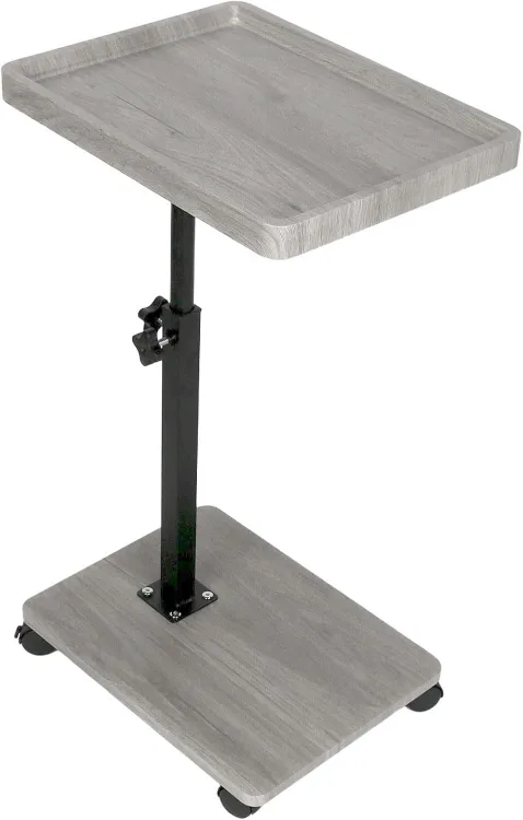 End Table with Adjustable Height Swivel and Wheels BNIB thumbnail