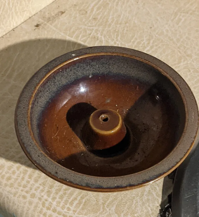 Ceramic Incense Holder - Brown thumbnail