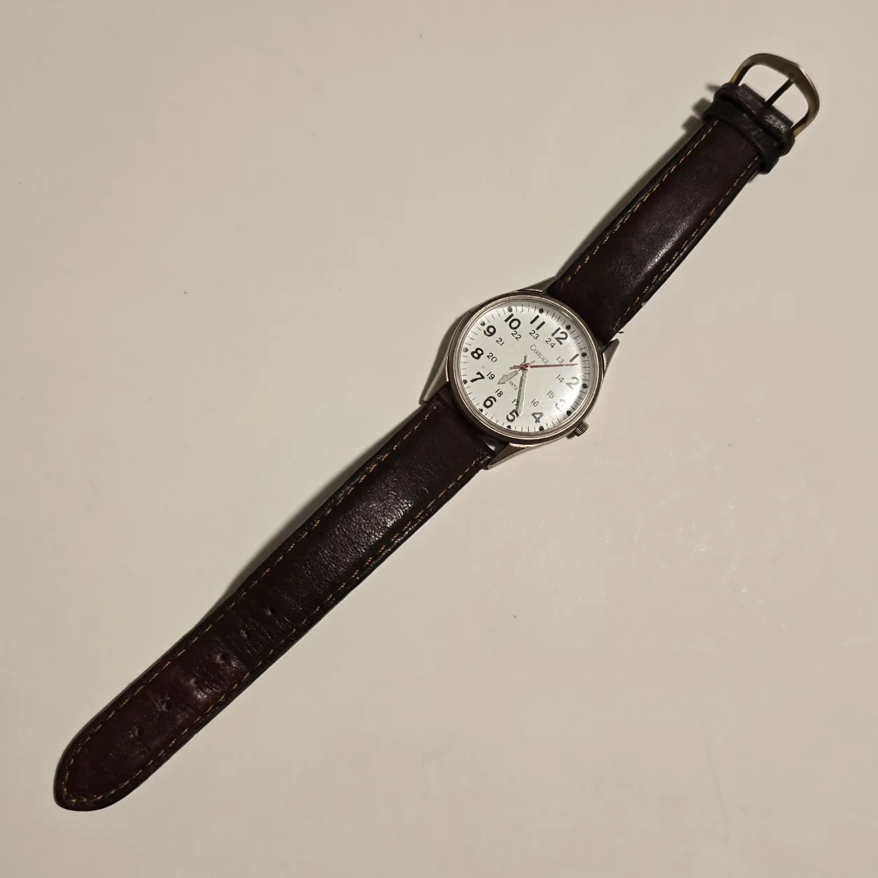Timex Carriage Quartz Watch Battery Replaced image indicator(2)