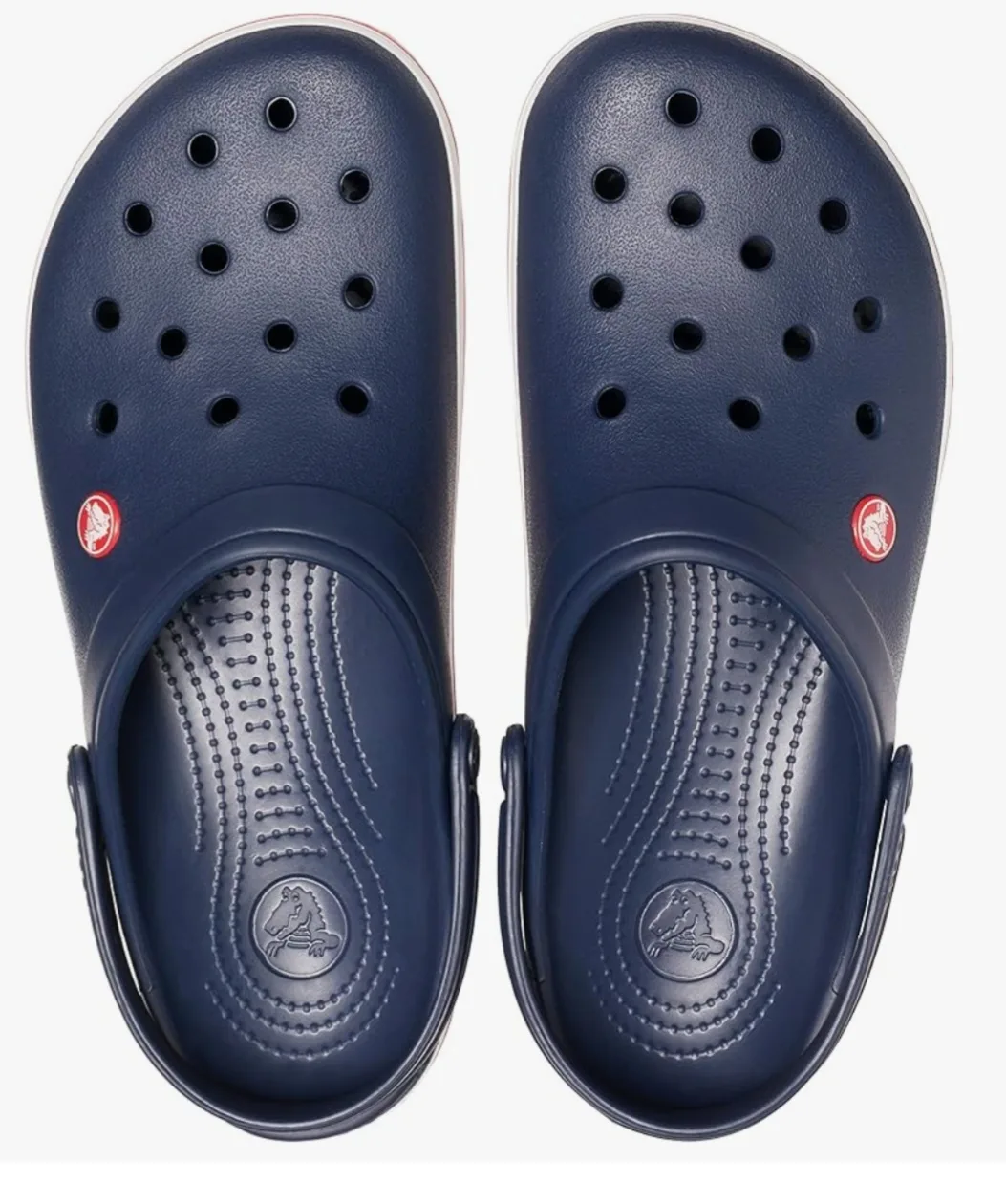 Crocs Baya Lined Clog Navy/Red Size 9M or 11W thumbnail