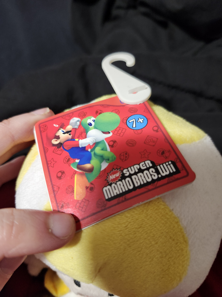 $15 super mario yellow toad 8" (NWT) - photo 5