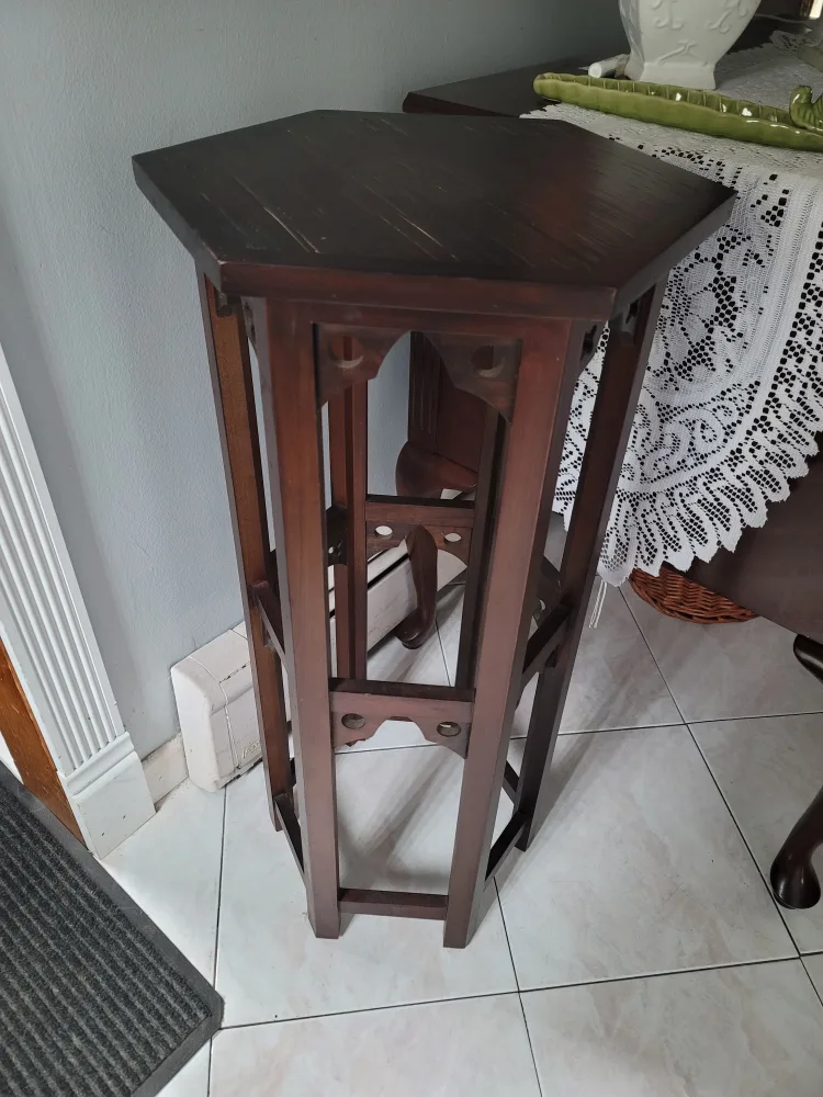 Wooden Plant Stand / Side Table thumbnail
