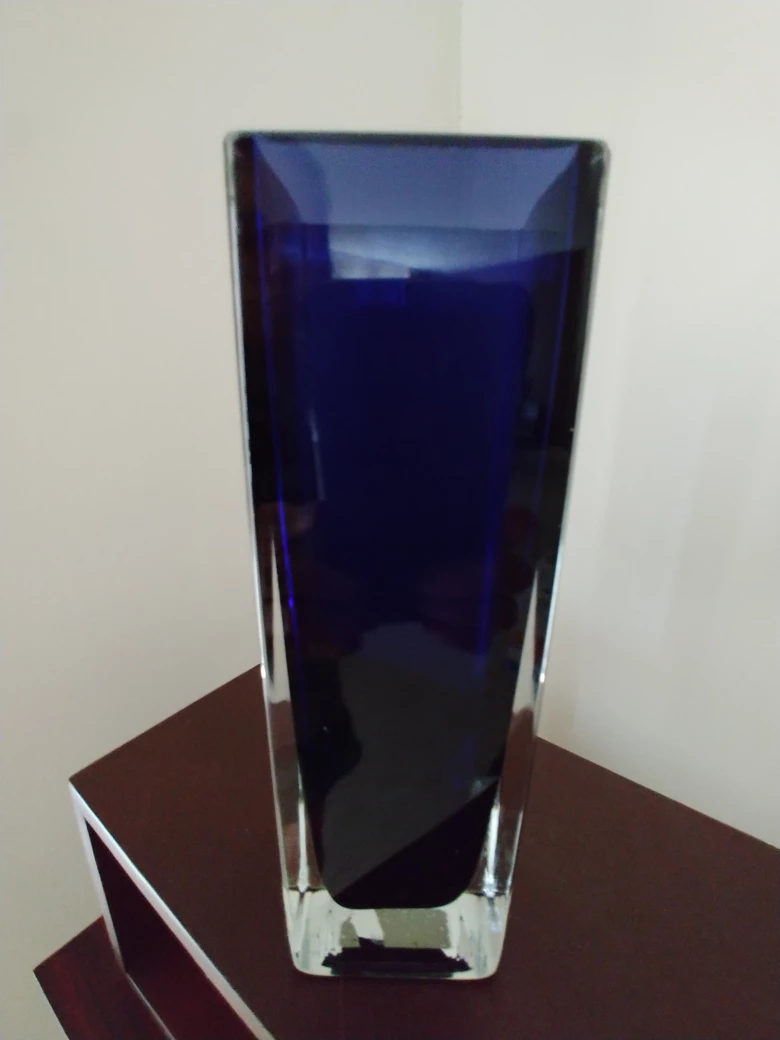Blue Glass Vase - Made in Poland "🧡"