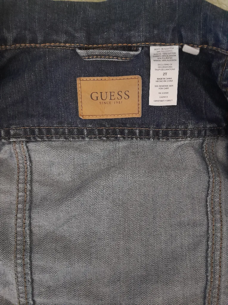 Guess Denim Jacket - Size 2T image indicator(3)