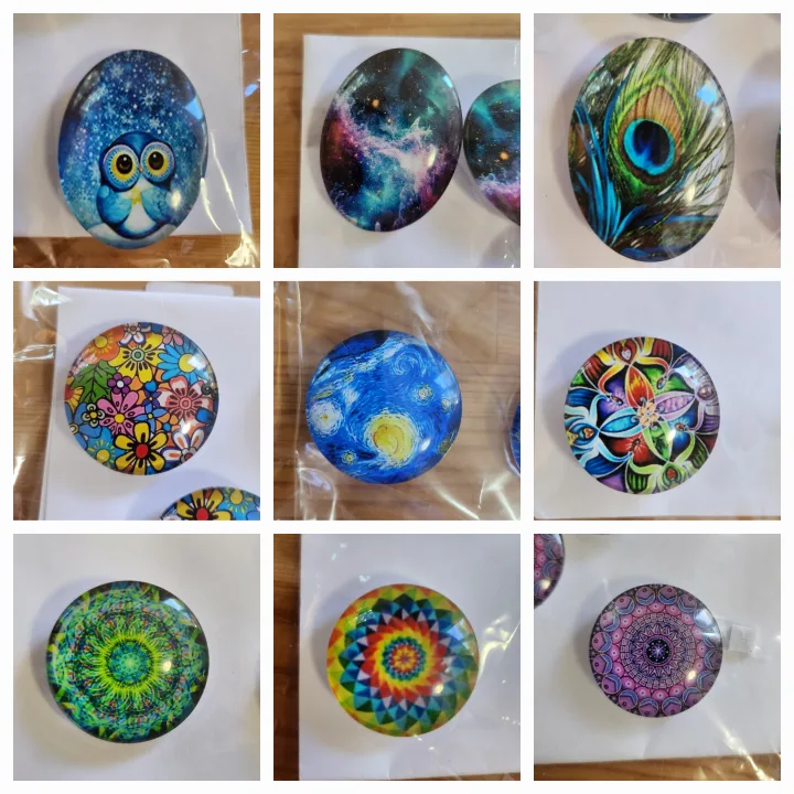 Handmade Decorative Magnets (4 per pack) thumbnail