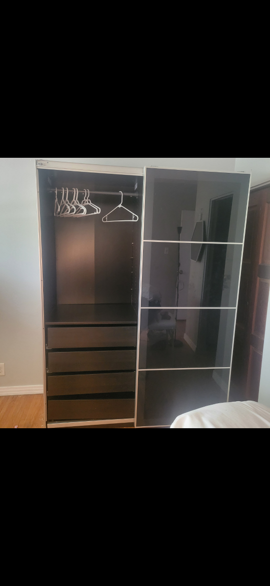 IKEA PAX Wardrobe with sliding doors