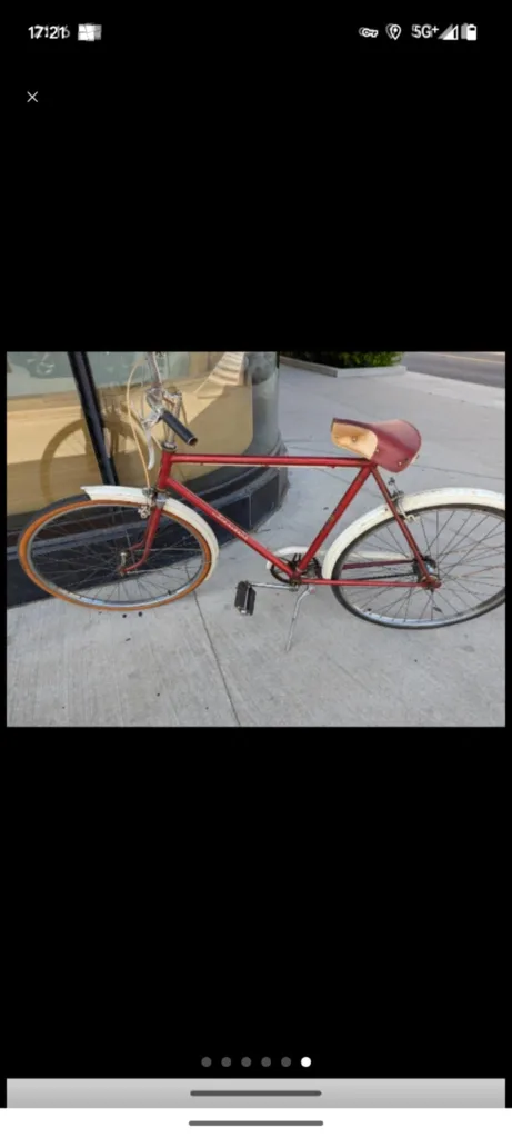 President Vintage Bicycle - Red 1956 thumbnail