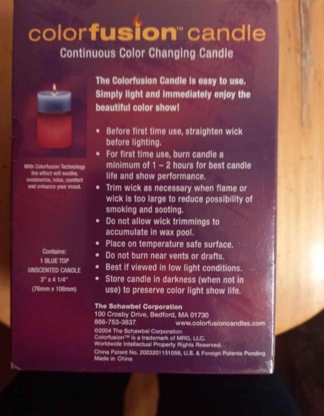 🧡 Colour fusion changing candle - photo 2