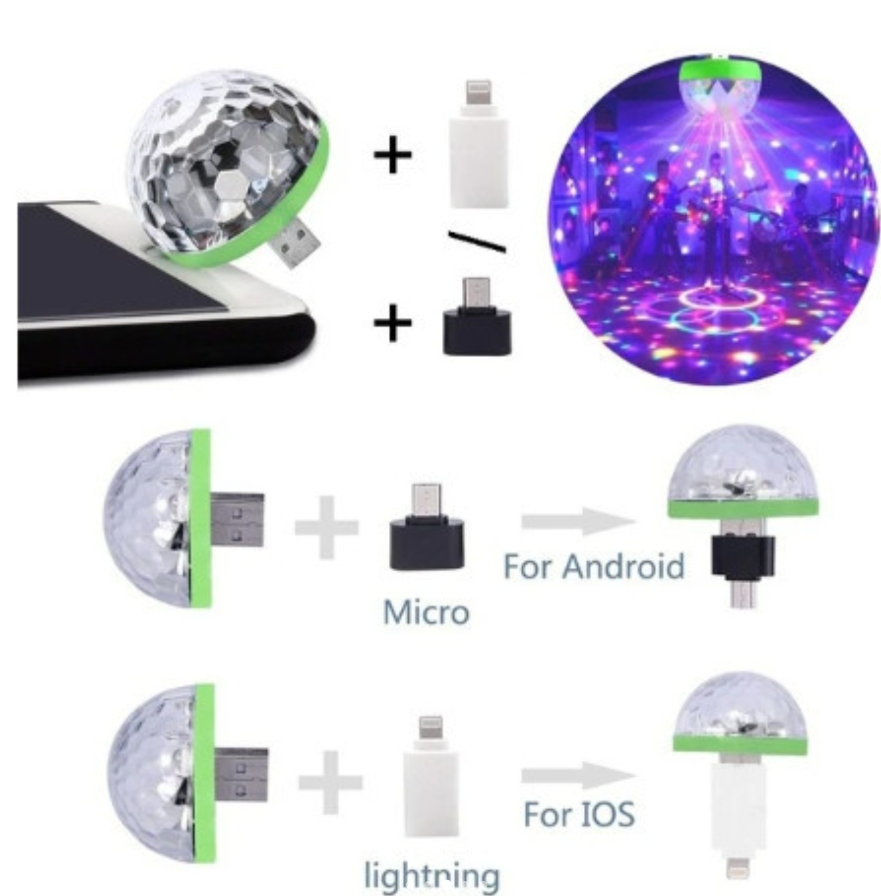 Multicolor USB LED Car/Home - photo 3