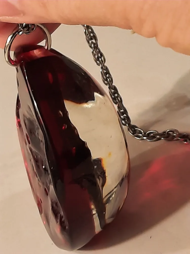 Resin Pendant Necklace with Insect image indicator(5)