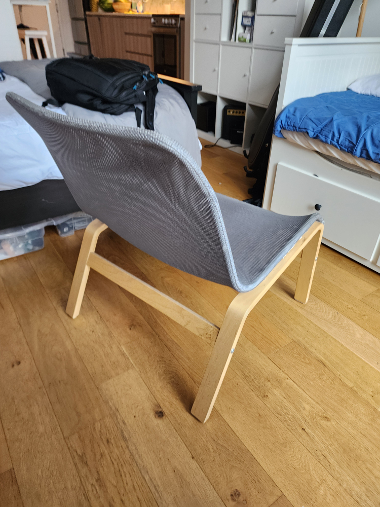 IKEA Poang Chair - Gray (Can Deliver) - photo 3