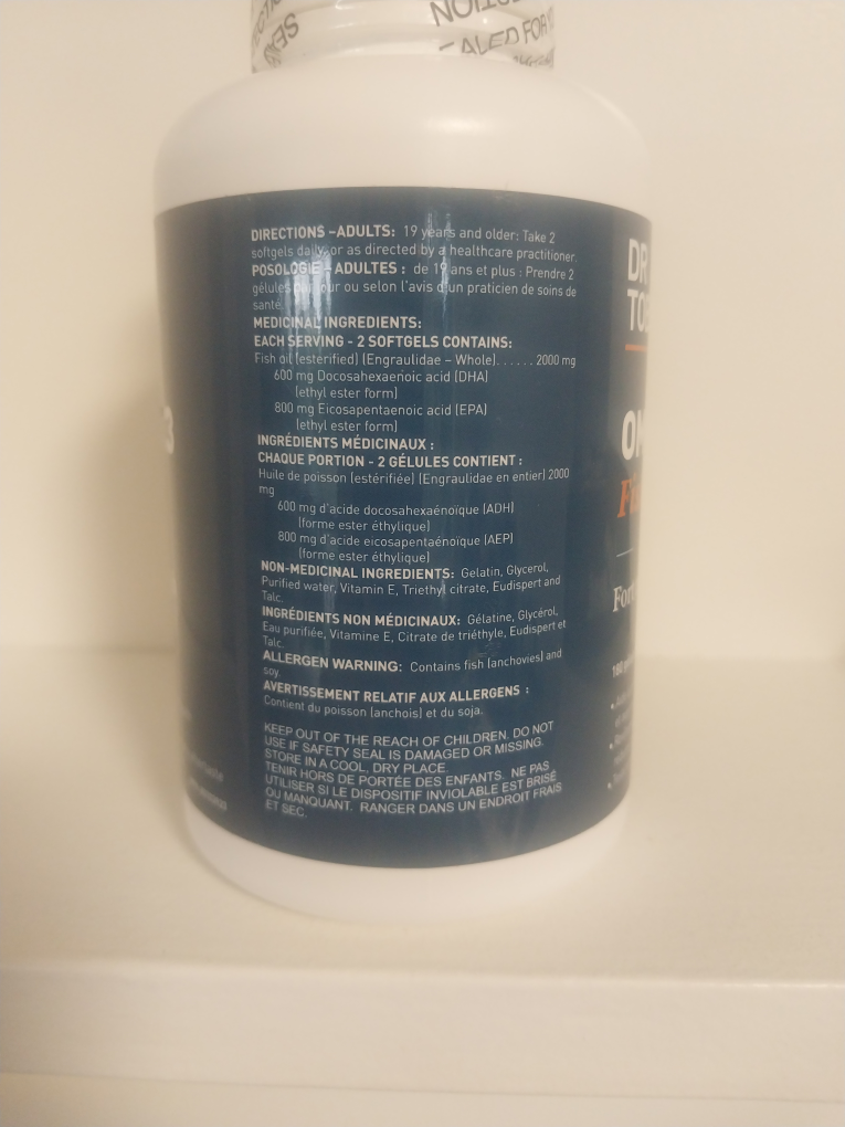 Dr. Tobias Omega 3 Fish Oil - Triple Strength - photo 2