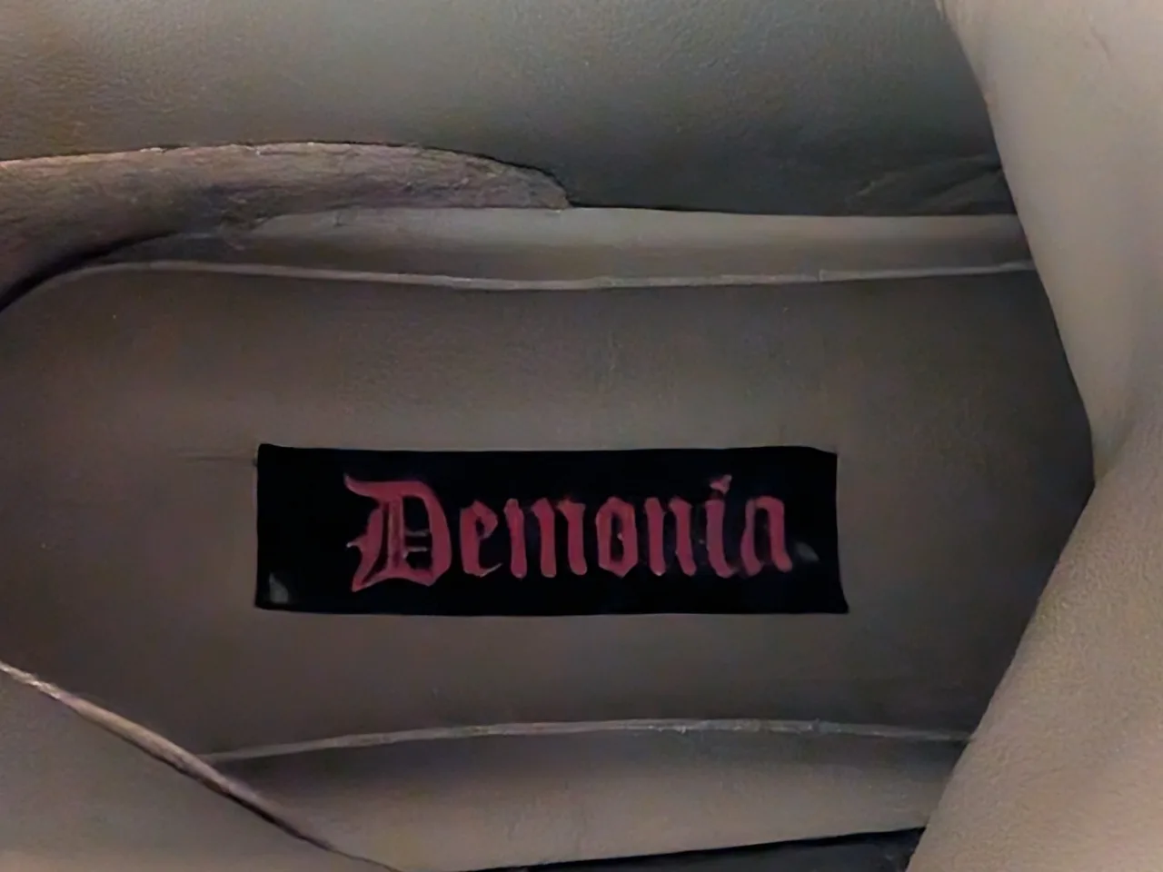 Demonia Brogue-10 size 12 Black Boots image indicator(4)