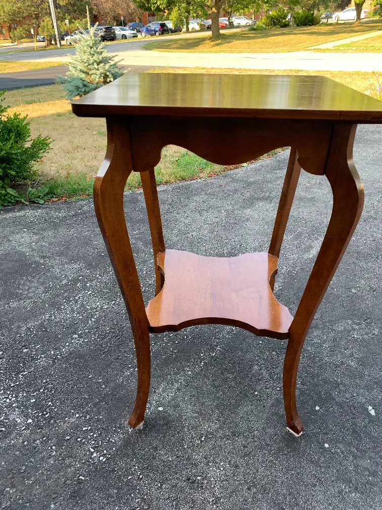 Vintage Wooden Side Table thumbnail