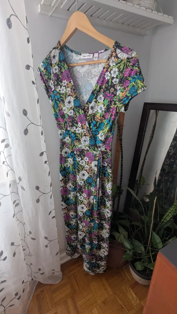 Rebel Sugar Floral Wrap Dress - Size S/P thumbnail