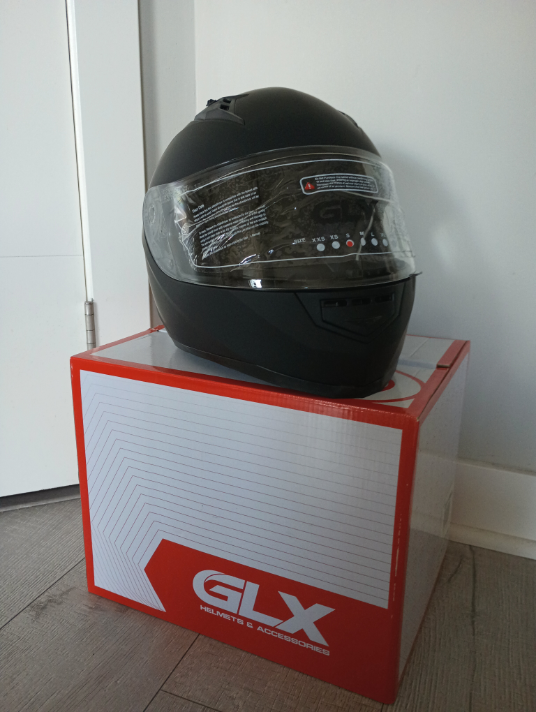 GLX Motorcycle Helmet - Small - Brand NEW in Box