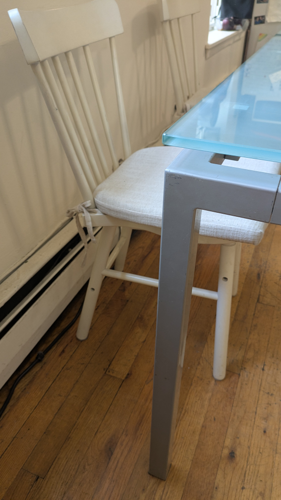 Tempered glass dining table - photo 5