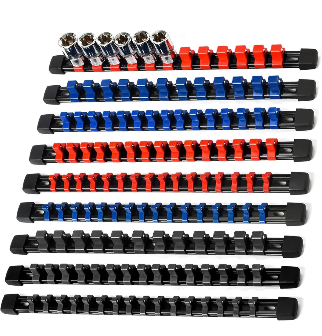 9-Piece Socket Organizer Kit - 1/4-inch, 3/8-inch, and 1/2-inch thumbnail