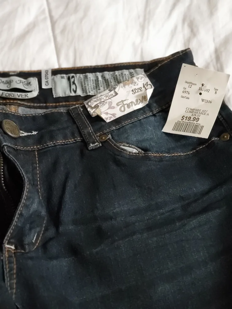 Indigo Rein Jeans - Size 13, Dark Wash image indicator(2)