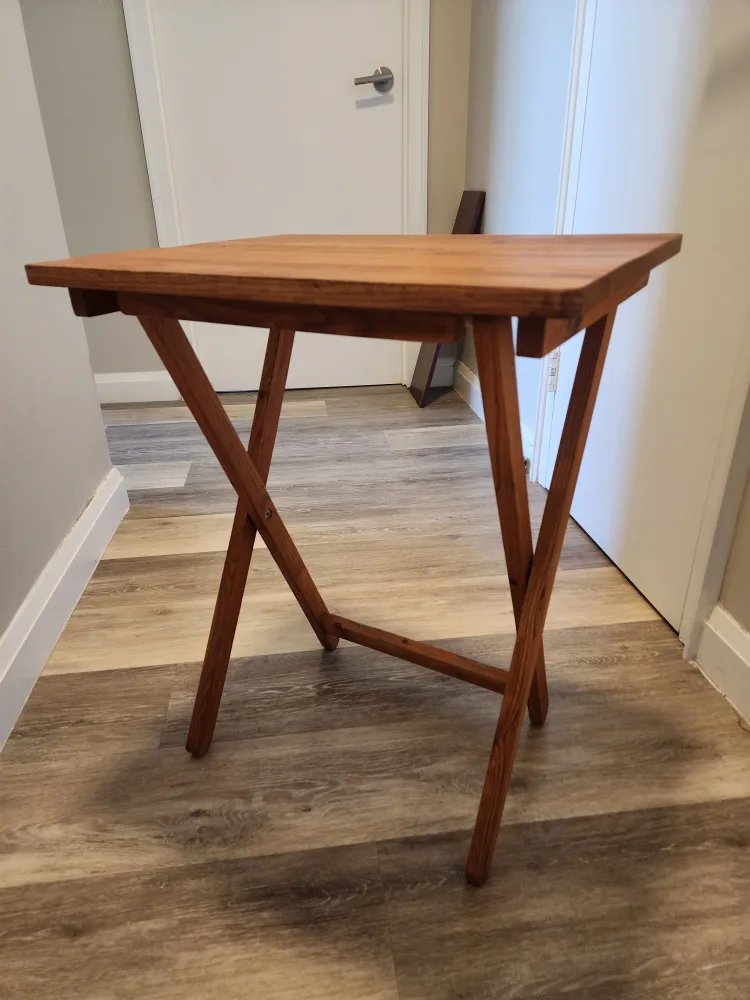Wooden Folding Tray Table thumbnail
