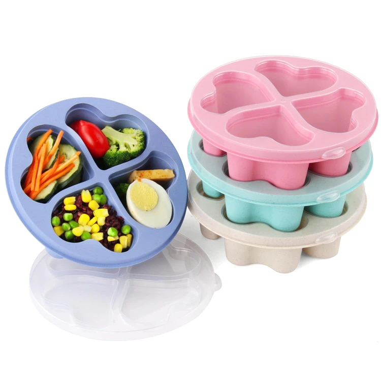 Wheat Straw Bento Box - BPA Free, Natural Materials