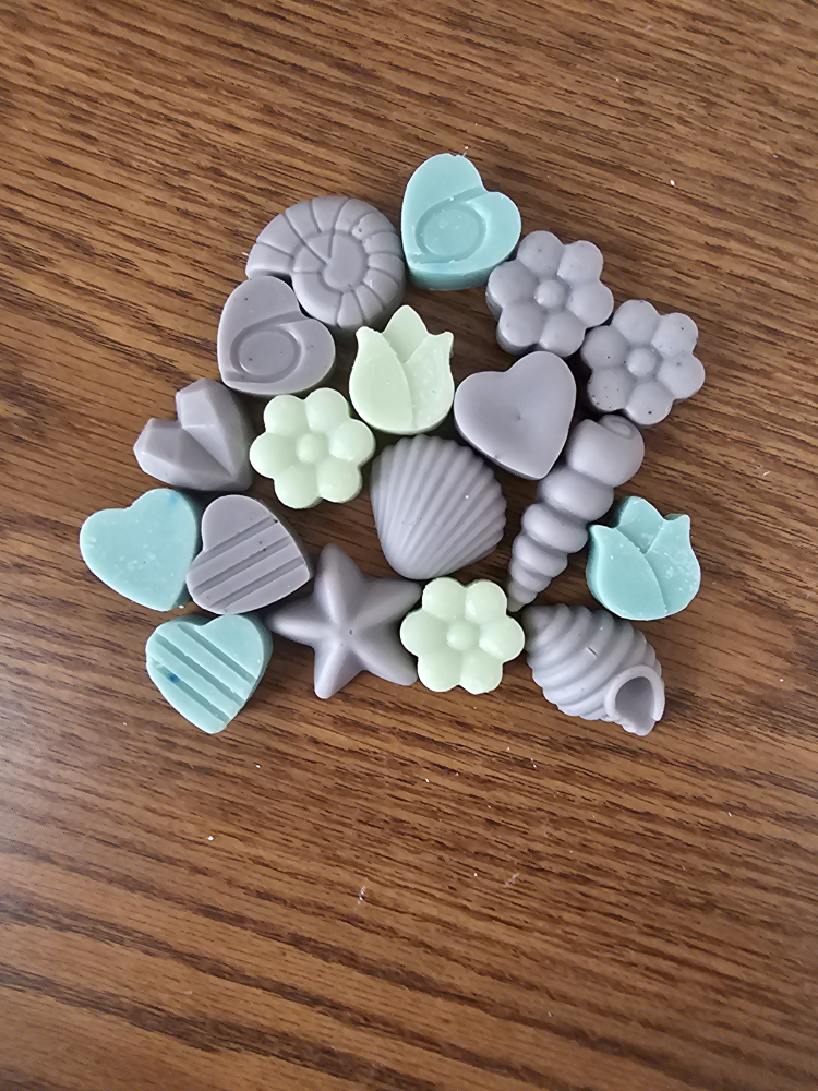 Assorted Wax Melts - Seashells, Hearts, Flowers - photo 4