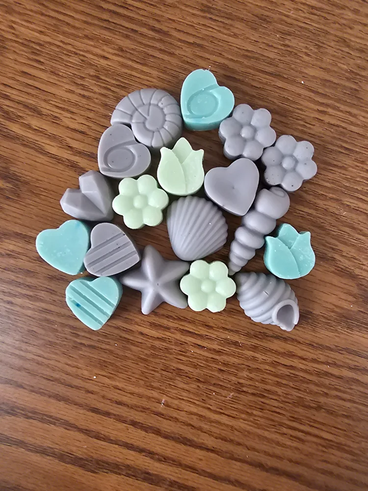 Assorted Wax Melts - Seashells, Hearts, Flowers image indicator(4)