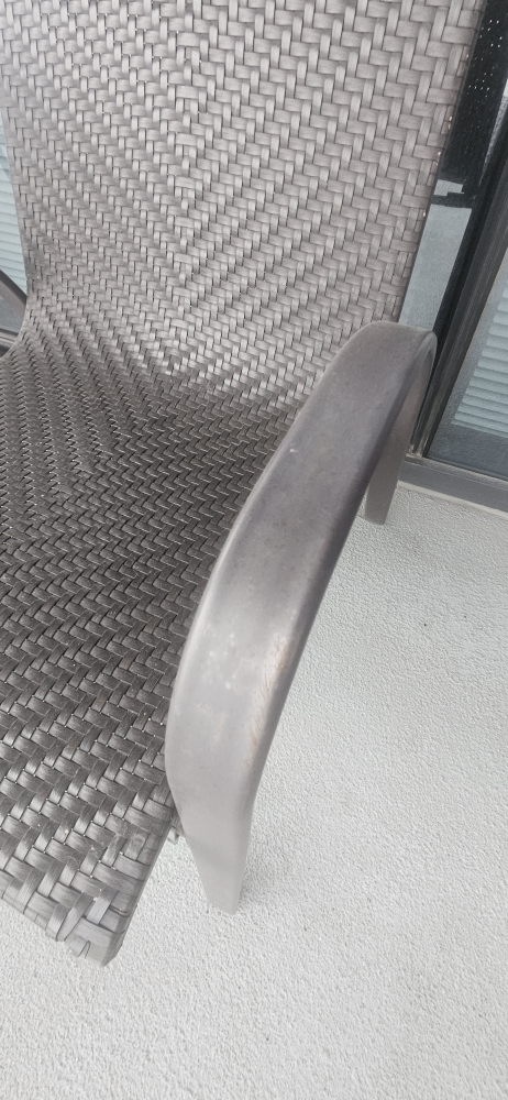 Wicker Outdoor Patio Chairs - Set of 2 - photo 3