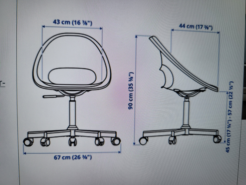 IKEA Desk and Swivel Chair Set