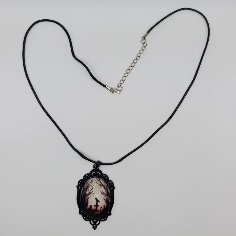 Black Gothic Necklace thumbnail