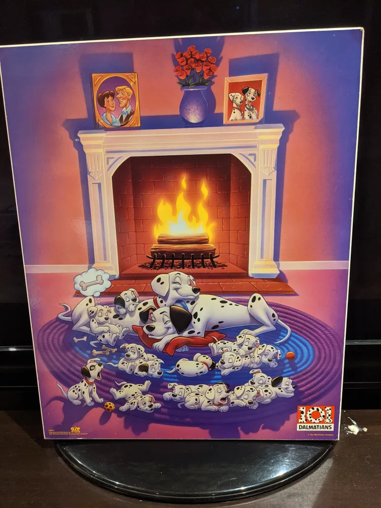 VINTAGE WALL ART / PICTURE  1990, DISNEY thumbnail