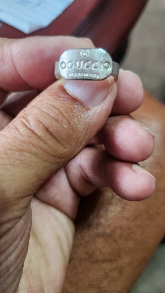 silver Gucci Ring - Made in Italy image indicator(3)