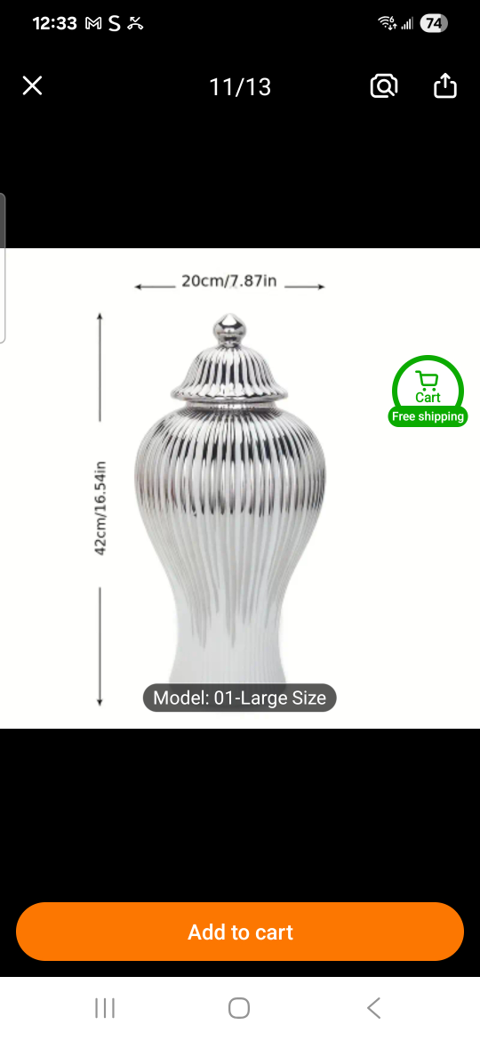 New ginger jar (large) - photo 2