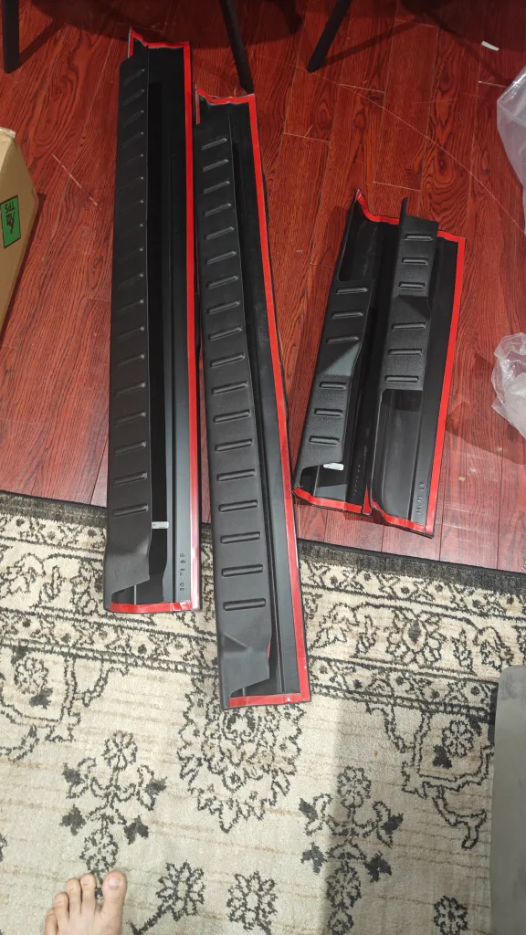 Car Door Sill Protector Set - Black image indicator(9)