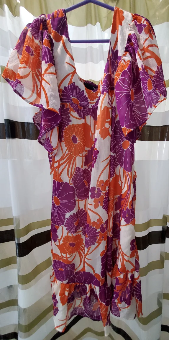 H&M bold floral summer dress image indicator(2)