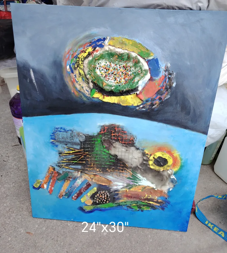 Abstract Painting - 24"x30" thumbnail