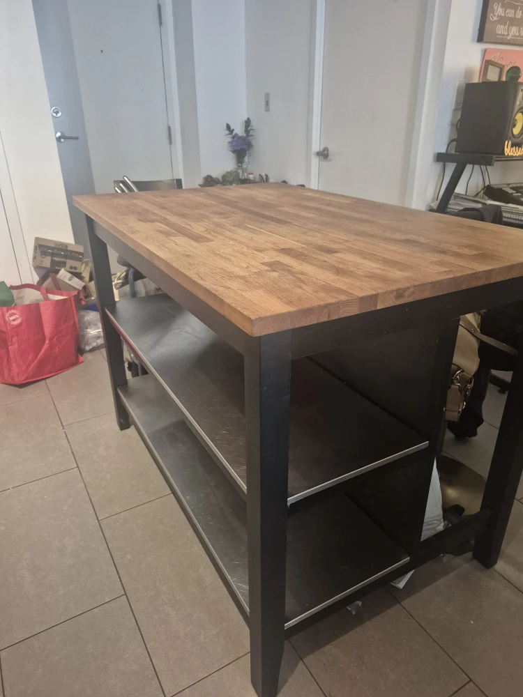 Wooden Top Kitchen Island Cart - photo 4