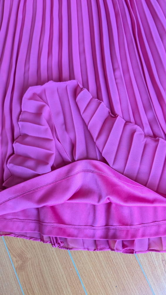 Signature Hot Pink Pleated Dress XL - photo 4